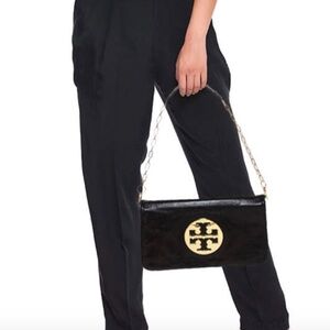Tory Burch Reva Clutch  | Excellent Condition| Classic Logo